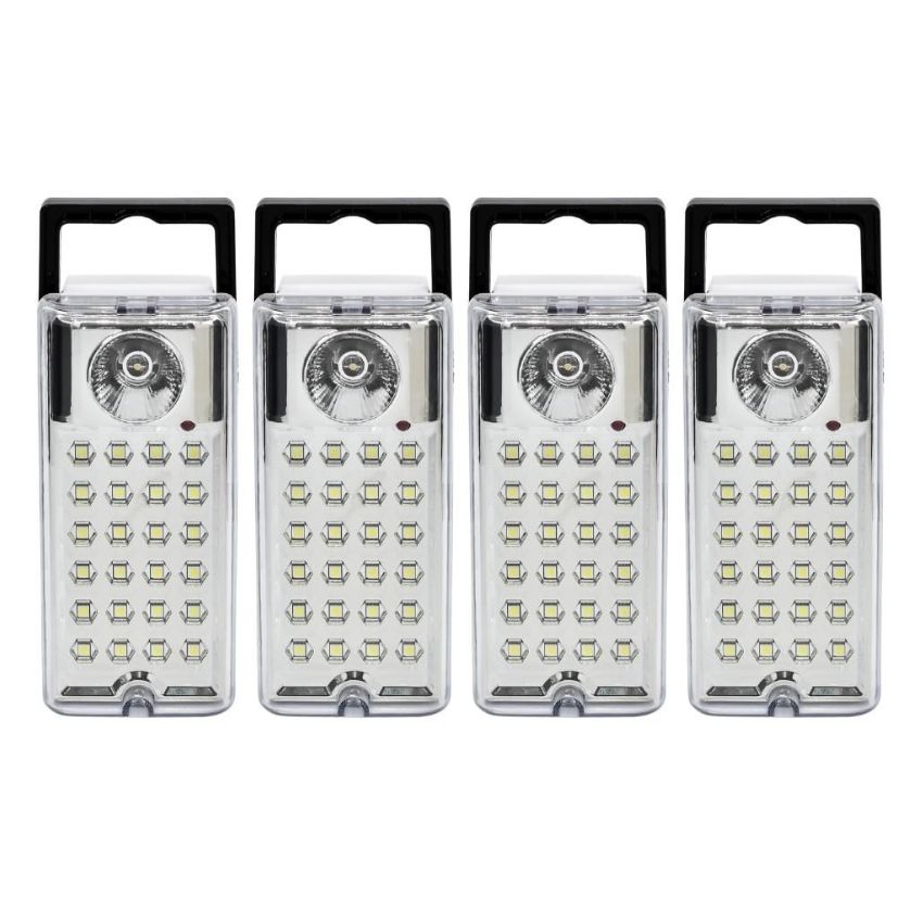Waco – Rechargeable Lantern 24 x 0.2W 400lm – Pack of 4