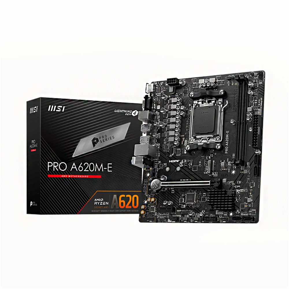 MSI PRO A620M-E AMD AM5 mATX Gaming Motherboard