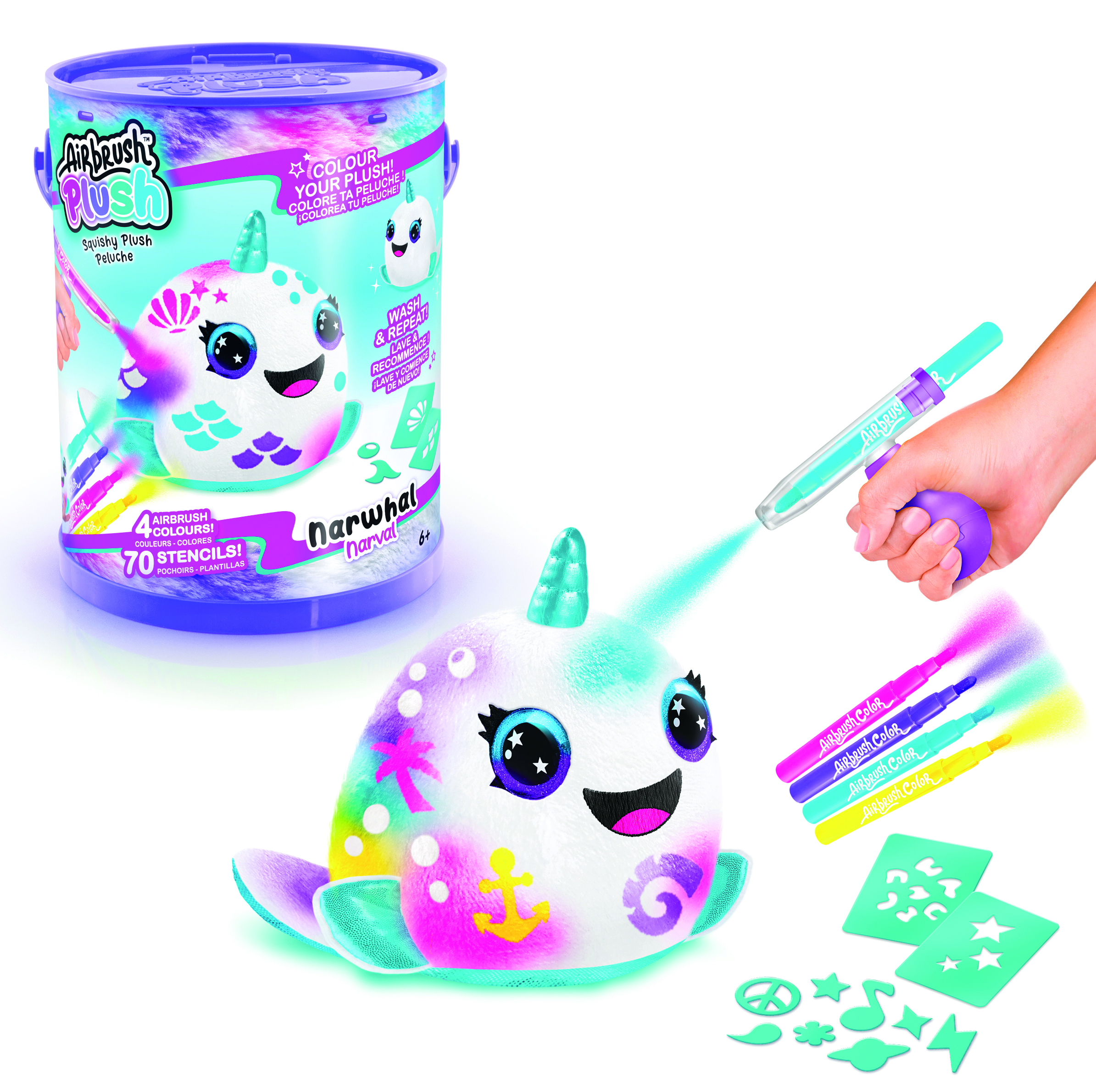 Style 4 Ever Large Airbrush Plush In Paint Can – Parent