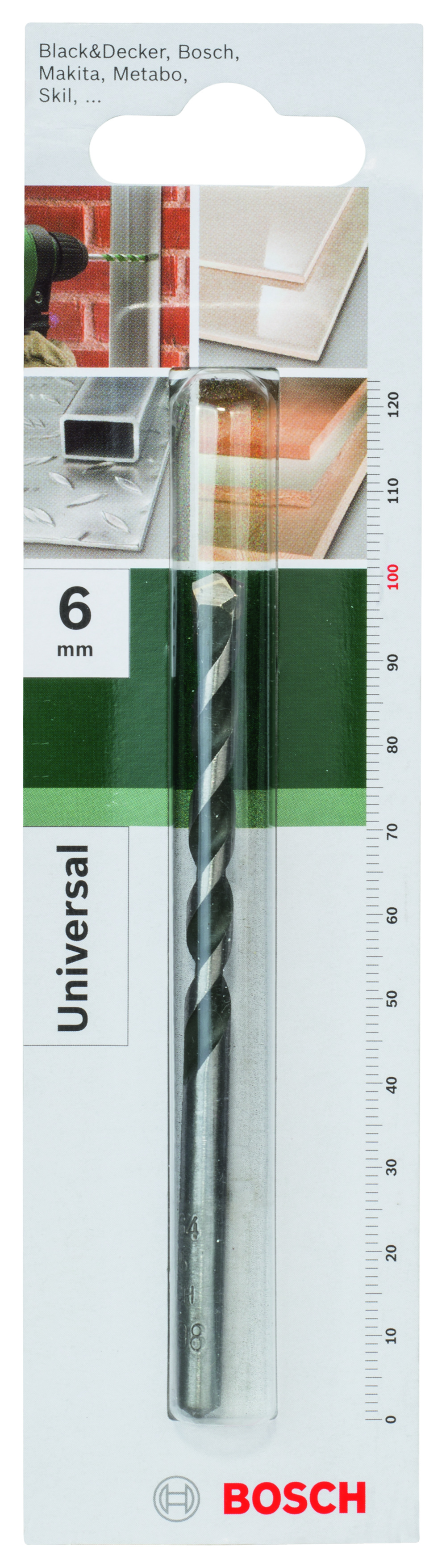 CYL-4 Multi-purpose drill bit 6,0 mm, 100 mm