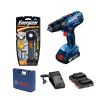 Bosch – GSB 180-LI Cordless 18V Impact Drill & Energizer Light Bosch – GSB 180-LI Cordless 18V Impact Drill & Energizer Light