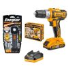 Ingco -Lithium-Ion Cordless Drill -20V, Battery, Charger & Energizer Light Ingco -Lithium-Ion Cordless Drill -20V, Battery, Charger & Energizer Light