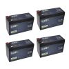 Gizzu – 12V 7Ah Lithium-Ion Battery (Black) – Pack of 4 Gizzu – 12V 7Ah Lithium-Ion Battery (Black) – Pack of 4