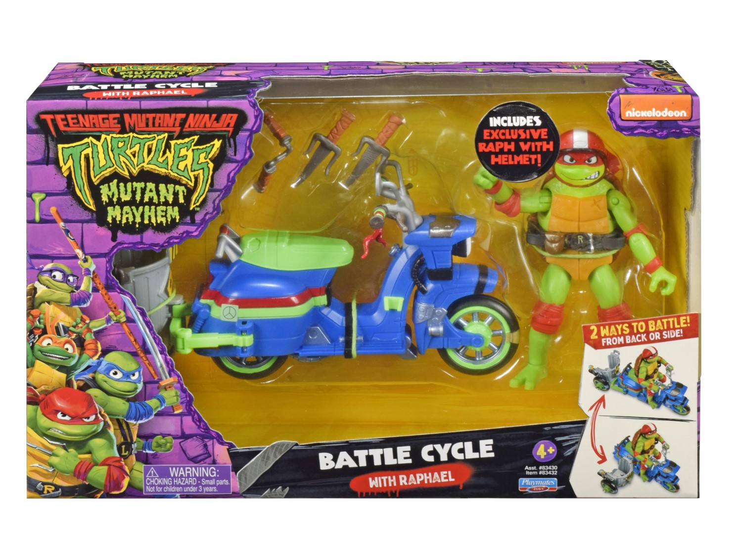 TMNT Movie Vehicle With Figures – Raphael