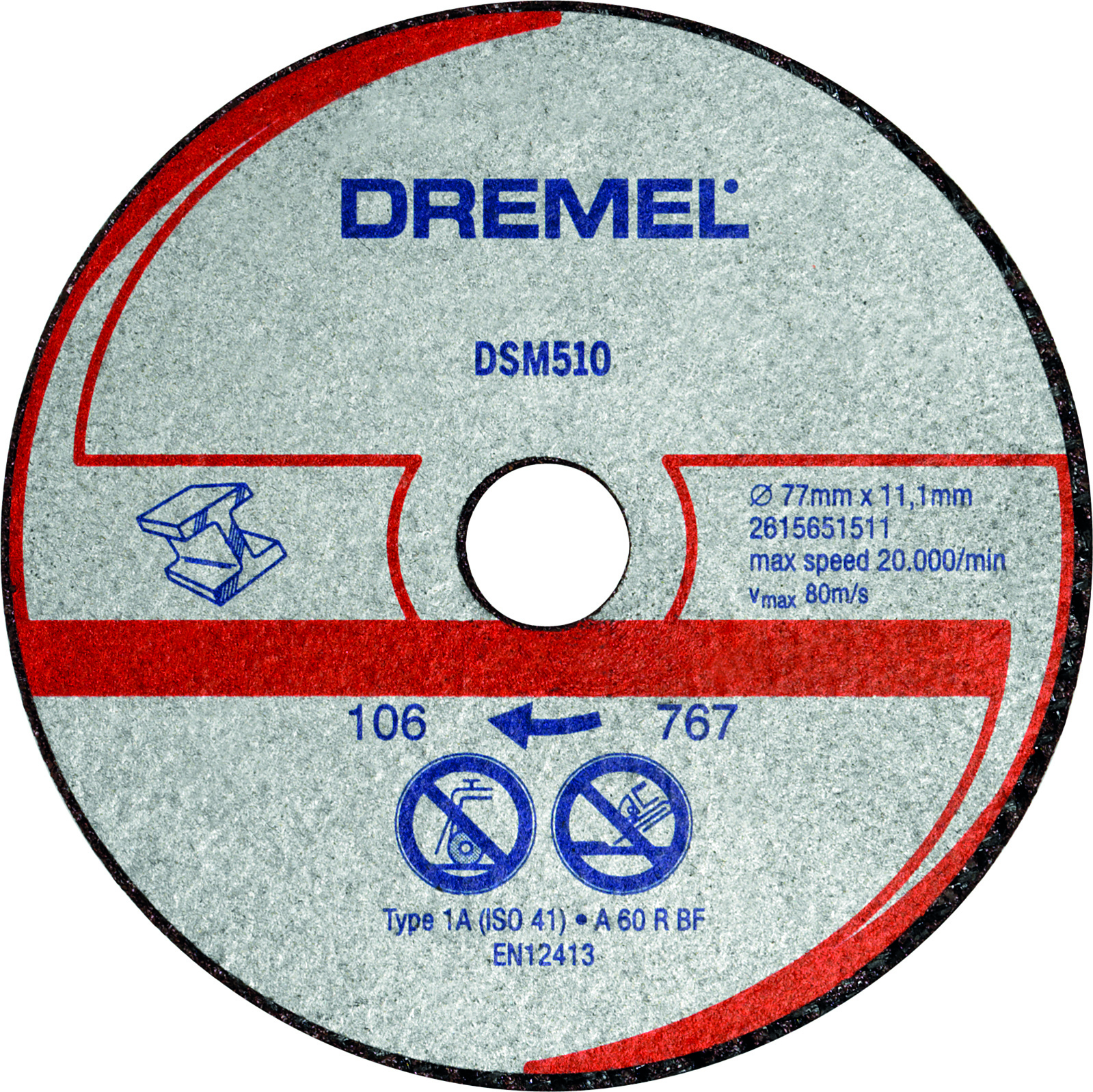 DREMEL DSM20 Metal and Plastic Cutting Wheel – DSM510