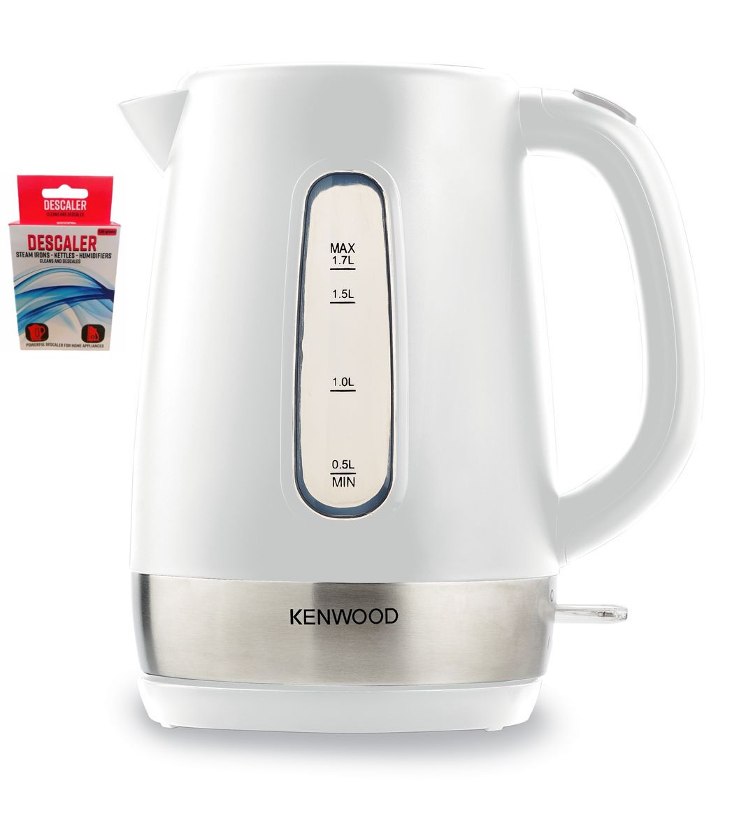 Kenwood – Essential Collection Kettle – ZJP01.A0WH and Home Hub Descaler