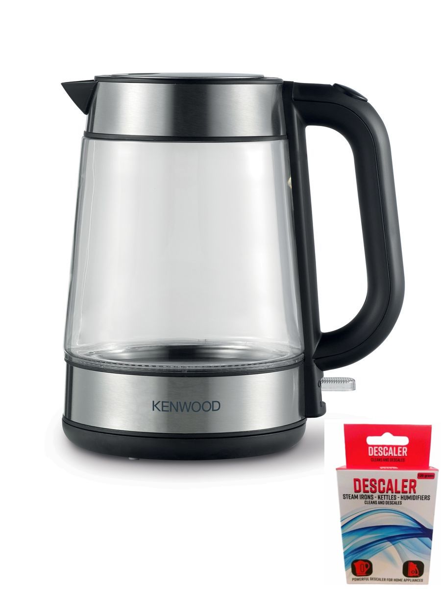 Kenwood – Glass Kettle 2200W – ZJG08.CL and Home Hub Descaler