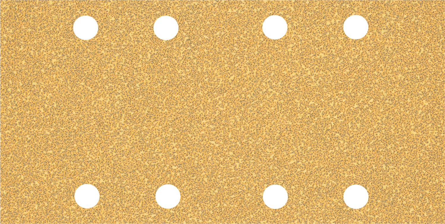 Best for Wood & Paint, 93 x 186mm, 40, 8 holes, 10 Piece, Hook & Loop