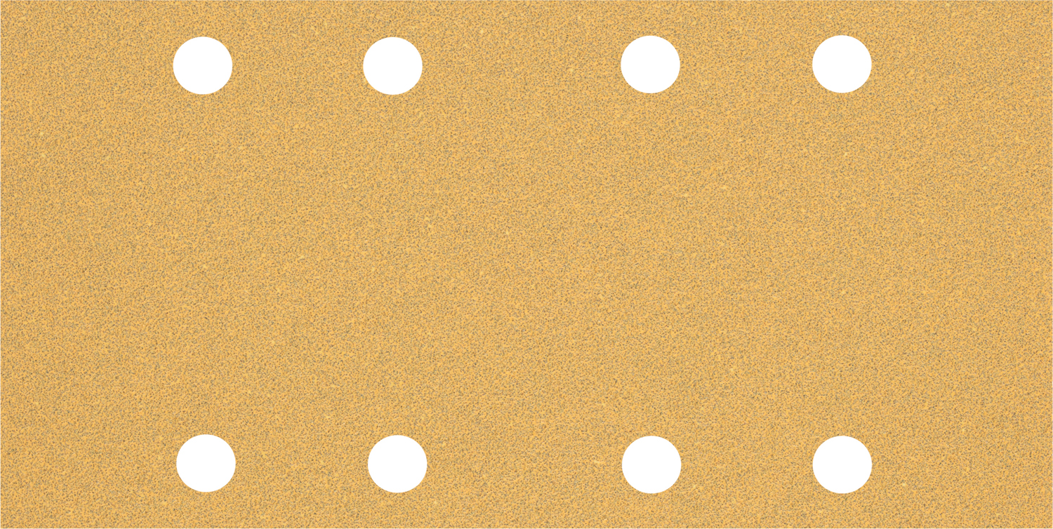 Best for Wood & Paint, 93 x 186mm, 60, 8 holes, 10 Piece, Hook & Loop