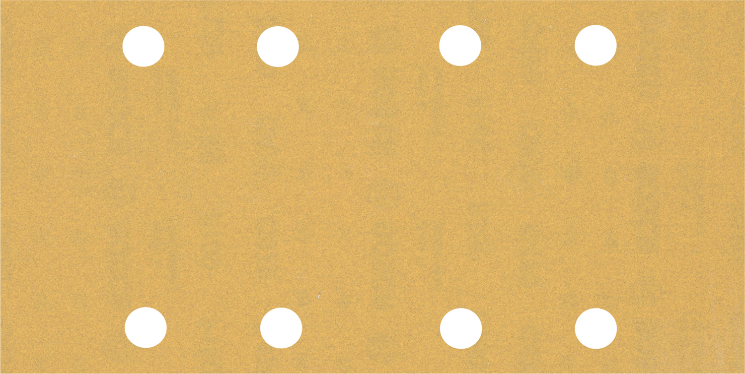 Best for Wood & Paint, 93 x 186mm,180, 8 holes, 10 Piece, Hook & Loop