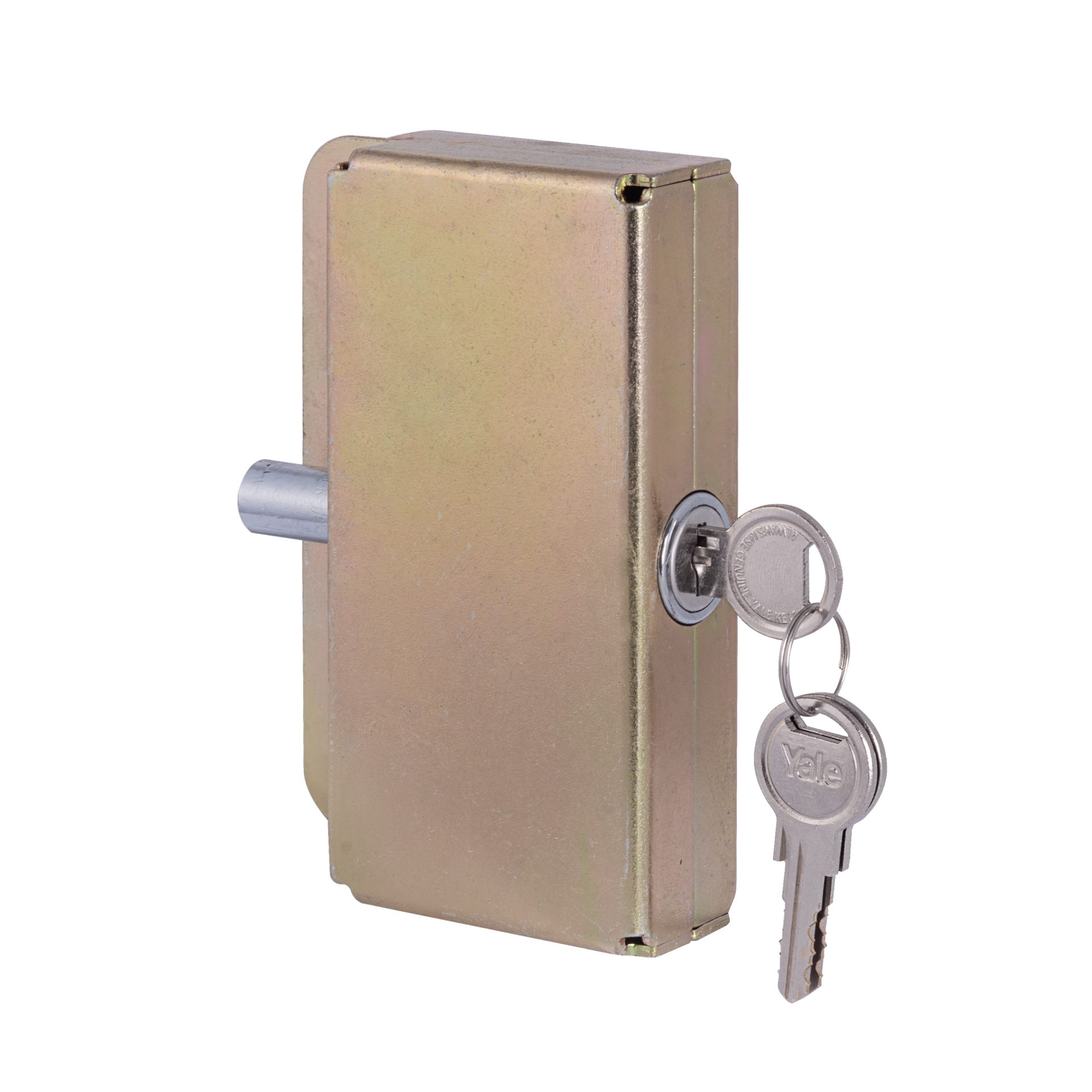Yale High-security Cylinder gate lock with push button