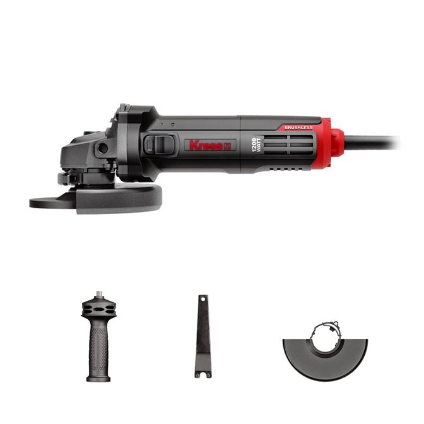 Kress – Brushless Slide Switch Angle Grinder – 125mm – 1200W