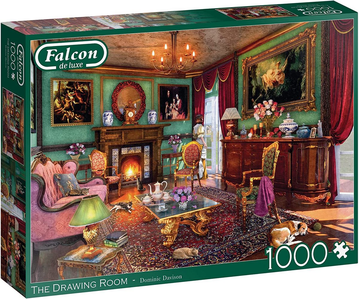 Jumbo 1000Piece Falcon Puzzle The Drawing Room