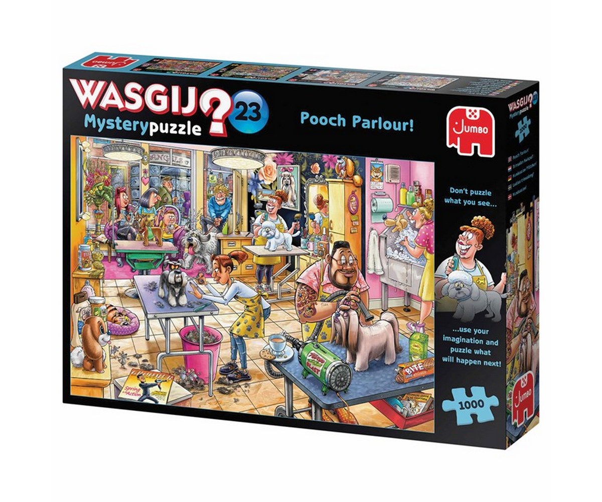 Jumbo 1000Piece Puzzle Wasgij Mystery 23 Pooch Parlour