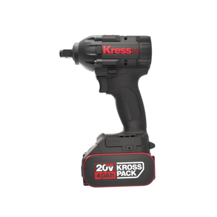Kress – 20V Max Cordless Brushless ” 300 Nm 3-Mode Impact Wrench Kit