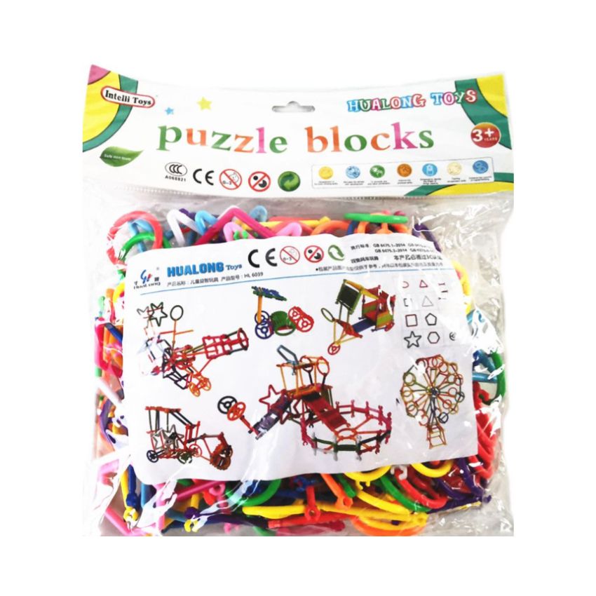 Hualong – Puzzle Shapes – Building Blocks – Educational Toys For Kids