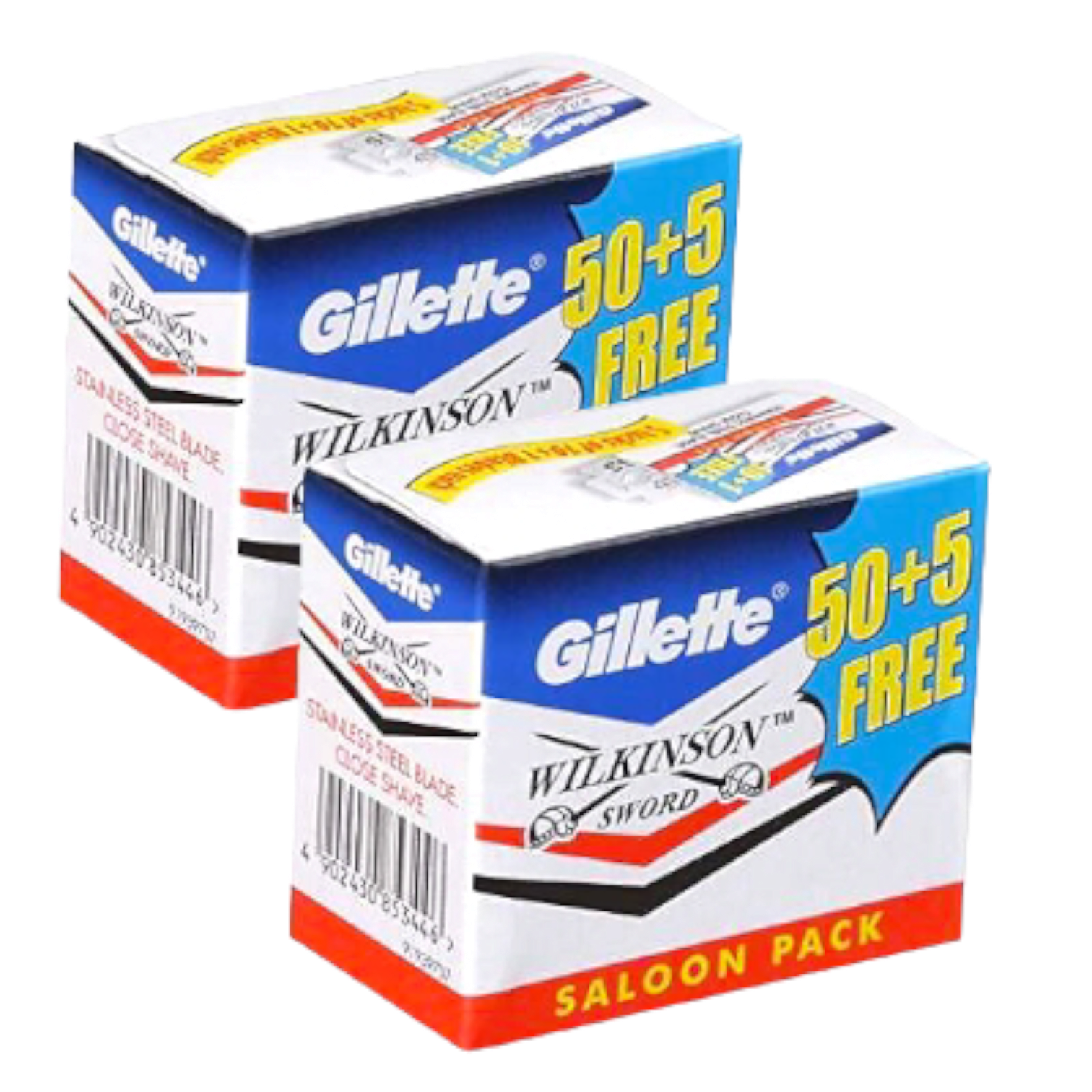 Gillette Wilkinson Sword Double Edge Razor Blades 110 Blades
