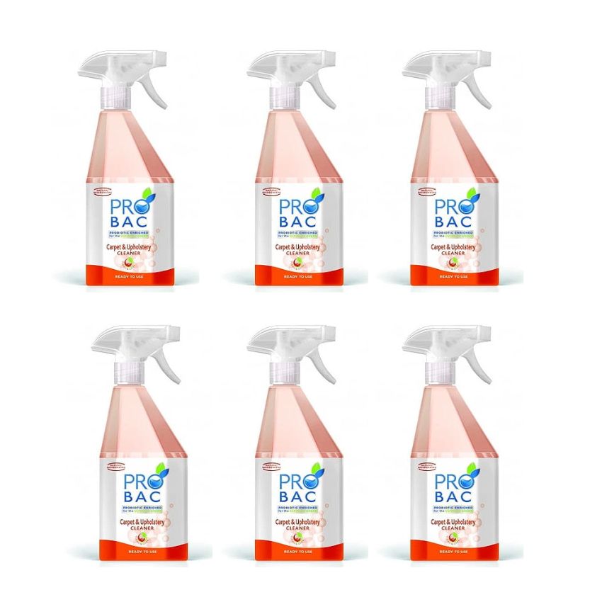 Probac – Carpet and Upholstery Cleaner – 750ml (Pack of 6)
