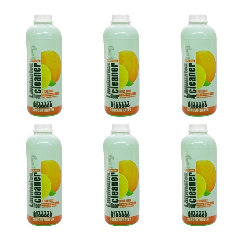 Under Foot – Laminated Wood Floor Cleaner – Refill 1L – Citrus Burst – Pack of 6