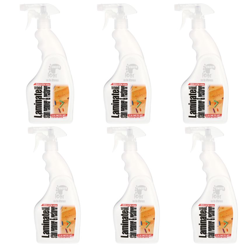 Under Foot – Laminate Wood Stain Remover and Restorer – 750ml – Pack of 6
