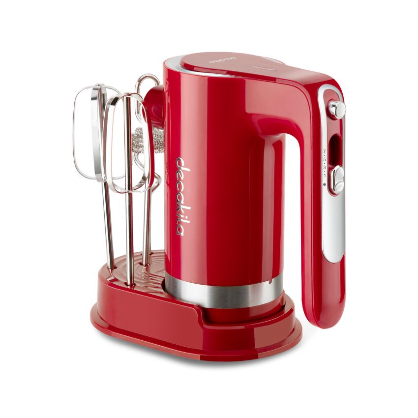 Decakila – Cordless Hand Mixer – 90W – Red