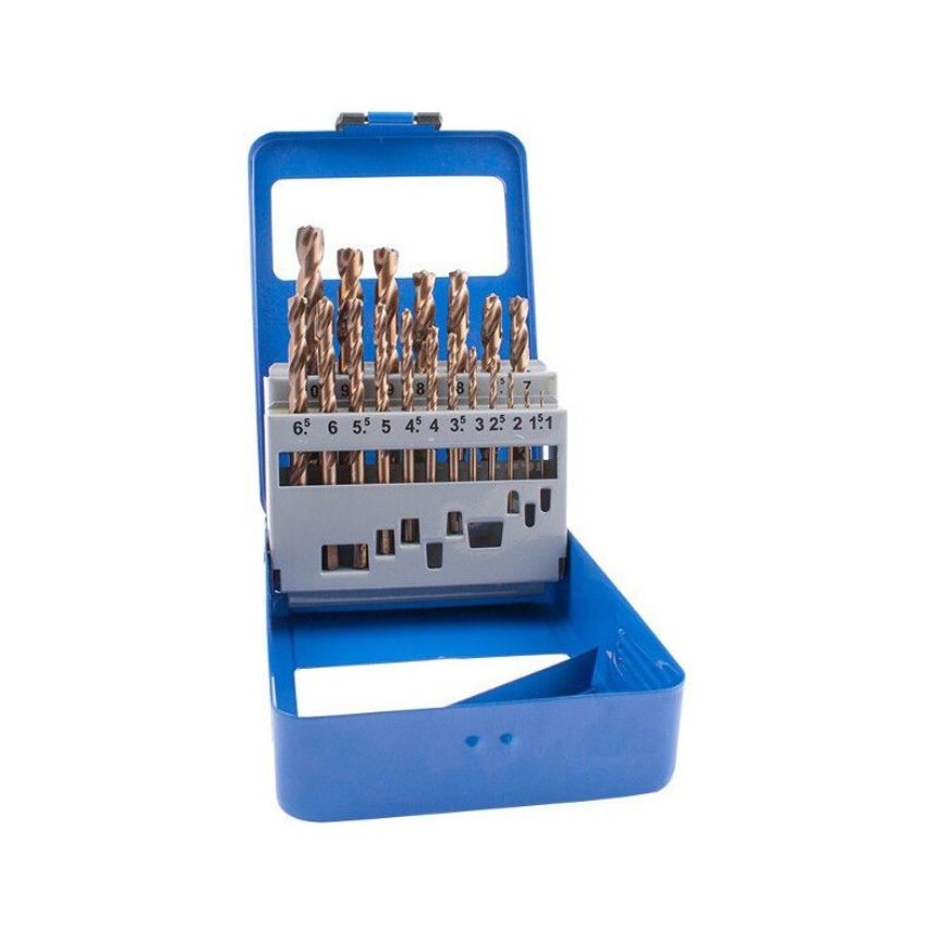 Tork Craft – 19 Piece Turbo Point HSS Drill Bit Set