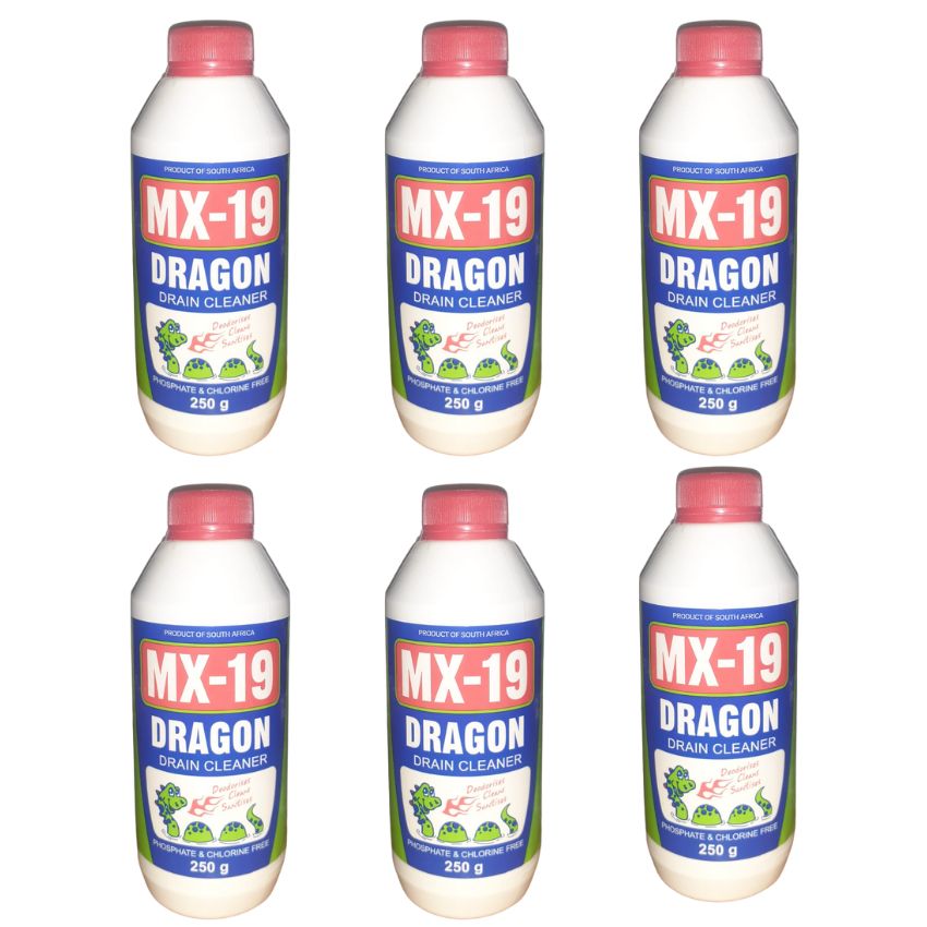 MX-19 Dragon Drain Cleaner 250g – Pack of 6