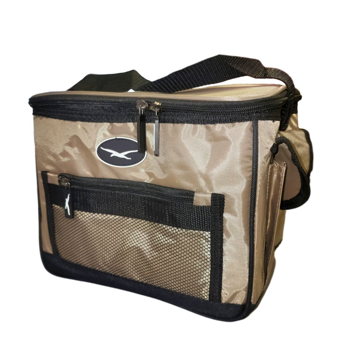 Seagull Nylon Cooler Bag Beige 12 Can – Beige