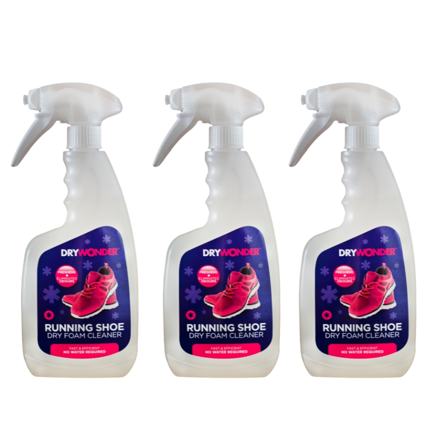 Dry Wonder – Running Shoe Dry Foam Cleaner – 500ml – Pack of 3