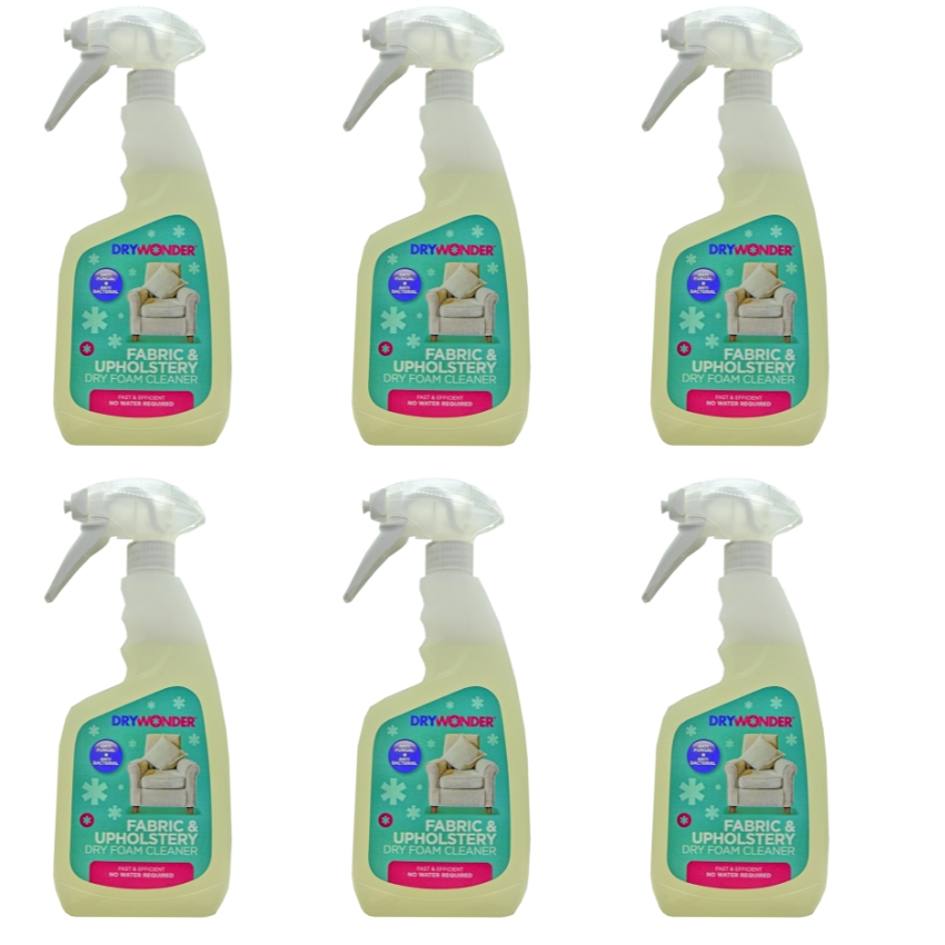 Dry Wonder – Fabric and Upholstery Dry Foam Cleaner – 500ml – Pack of 6