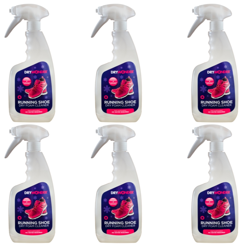Dry Wonder – Running Shoe Dry Foam Cleaner – 500ml – Pack of 6