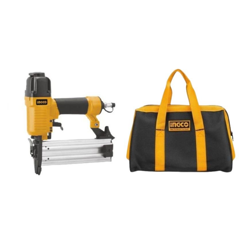 Ingco – Air Brad Nailer (GA18) with Canvas Tool Bag