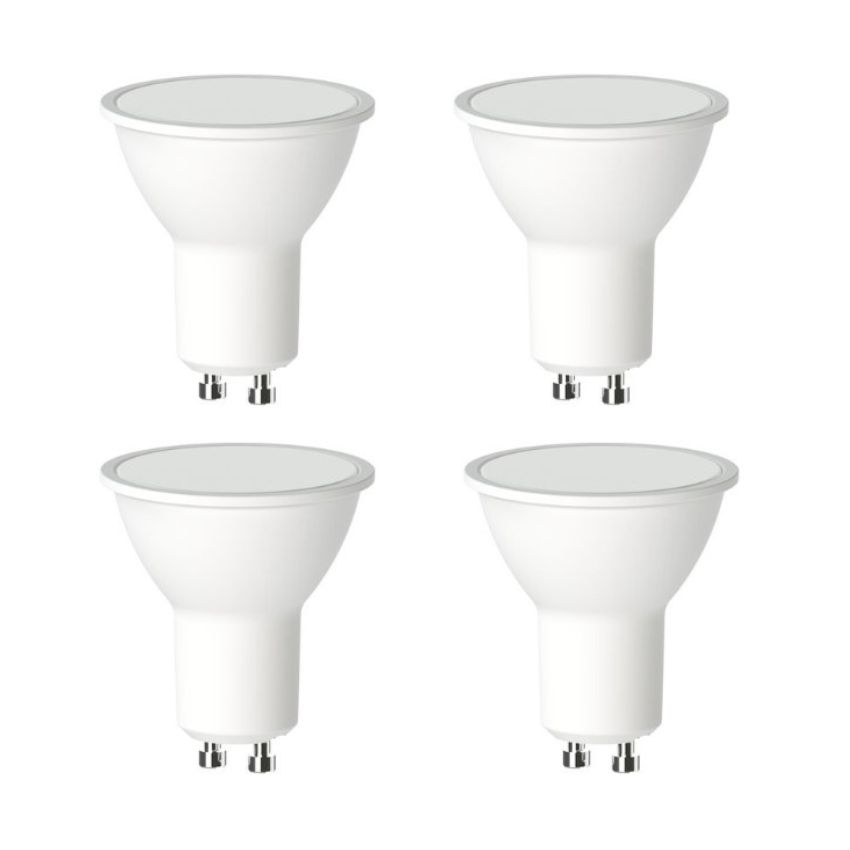 Gizzu Everglow Rechargeable Emergency Downlight Bulb – Warm White – Pack of 4