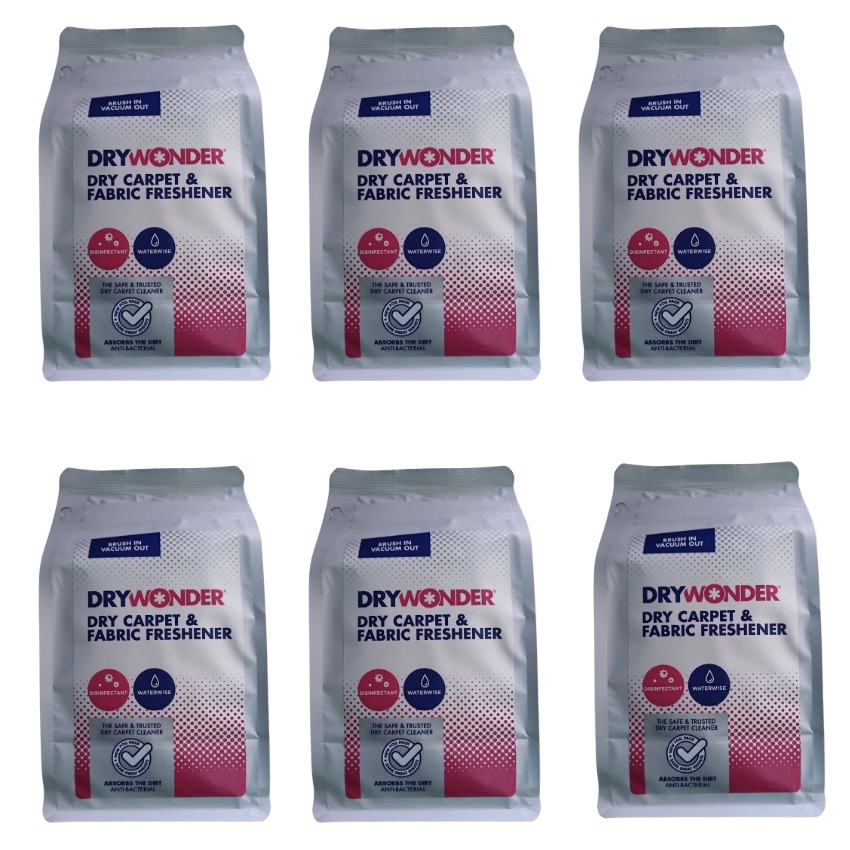 Dry Wonder – Dry Carpet and Fabric freshener – 350g – Pack of 6