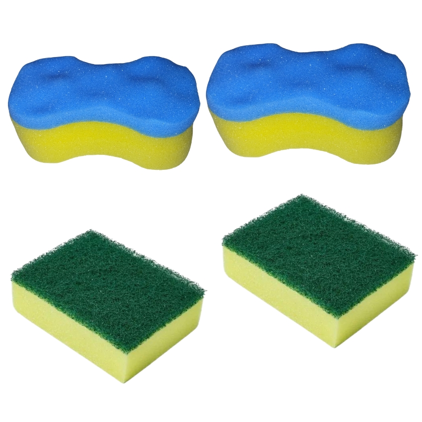 Klean Master – Bath and Dish Sponges Combo Pack