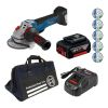 Bosch -Cordless Angle Grinder 1000W, Battery, Charger, Cutting Discs & Bag Bosch -Cordless Angle Grinder 1000W, Battery, Charger, Cutting Discs & Bag