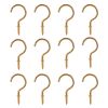 Total Tools – Screw Hooks / Cup Hooks Brass Plated – 38mm (12 Piece) Total Tools – Screw Hooks / Cup Hooks Brass Plated – 38mm (12 Piece)