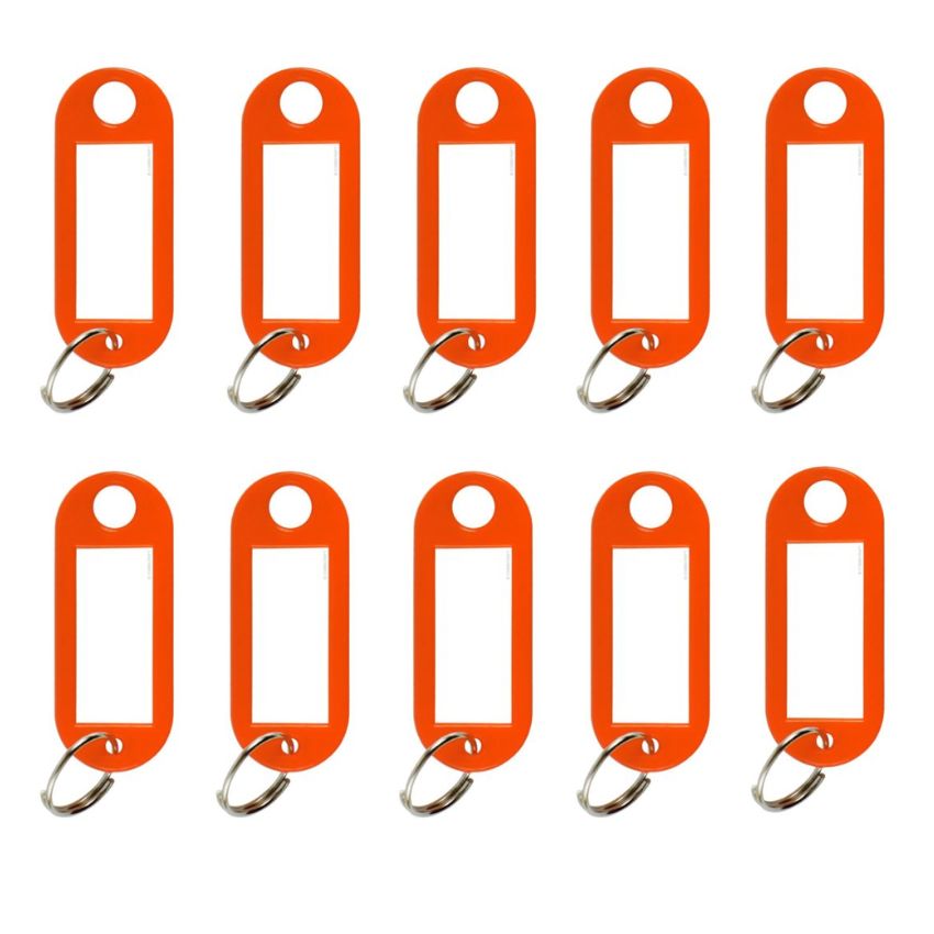 SourceDirect – Key Tags – 10 Piece – Orange