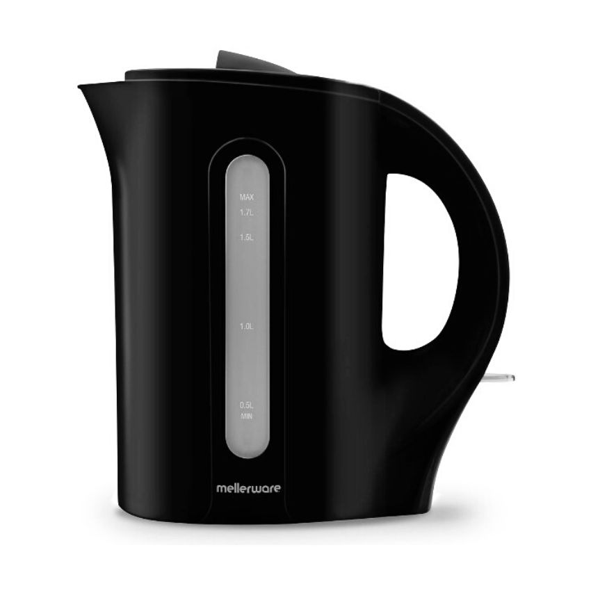 Mellerware – “Tugela” 1.7L Corded Plastic Kettle – Black – Bulk Box of 6