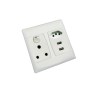 MES – Wall Switch and Sockets – 2x USB + Socket + Euro MES – Wall Switch and Sockets – 2x USB + Socket + Euro