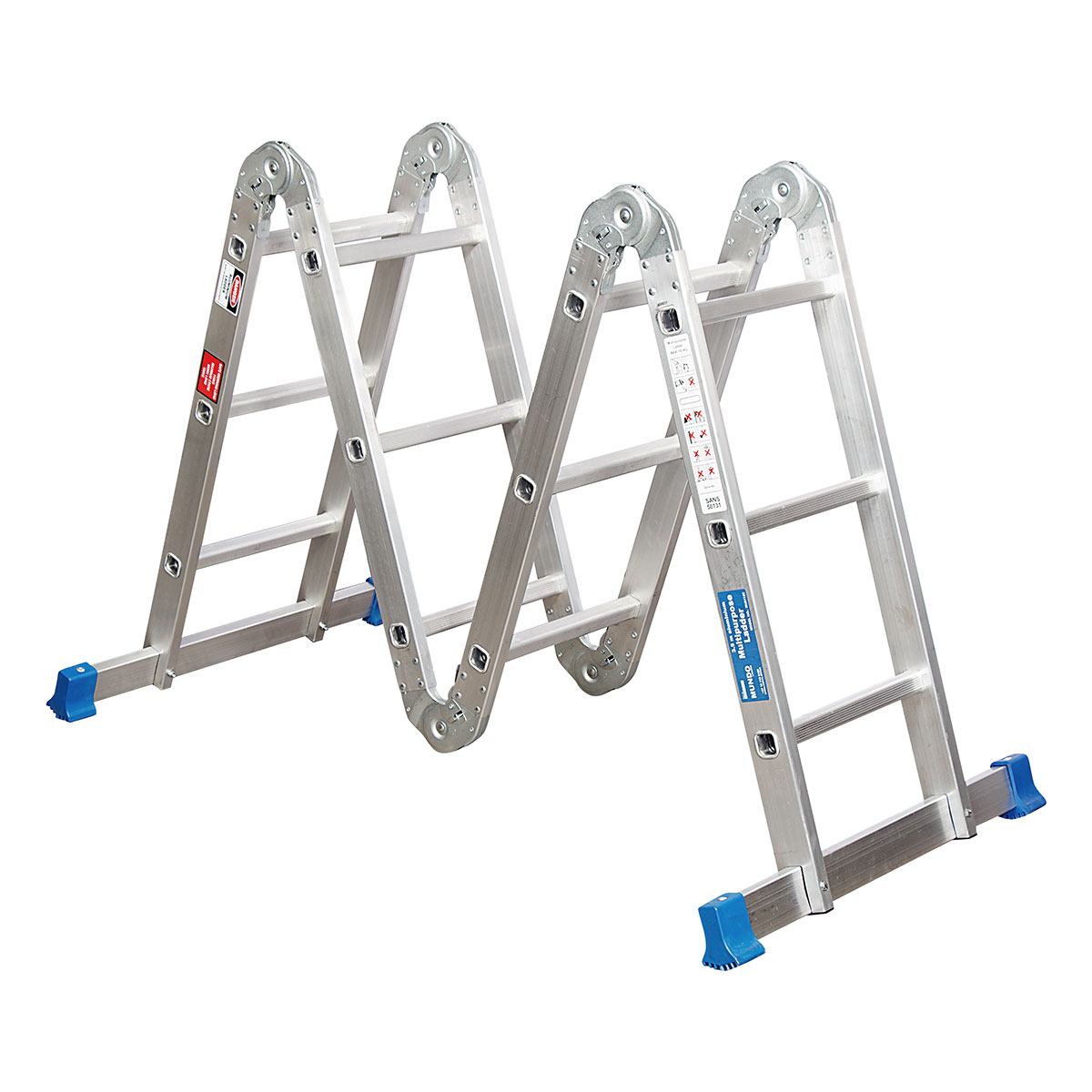 Mundo – Multi Purpose Ladder – Aluminium – SANS Approved