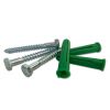 Ifasten Coach Screw M8x75mm & Wall Plug Green – 5 Pack Ifasten Coach Screw M8x75mm & Wall Plug Green – 5 Pack