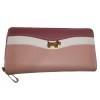 Scotty Bags – The Roberto – Double Zipper Purse – Mink White and Pink Scotty Bags – The Roberto – Double Zipper Purse – Mink White and Pink