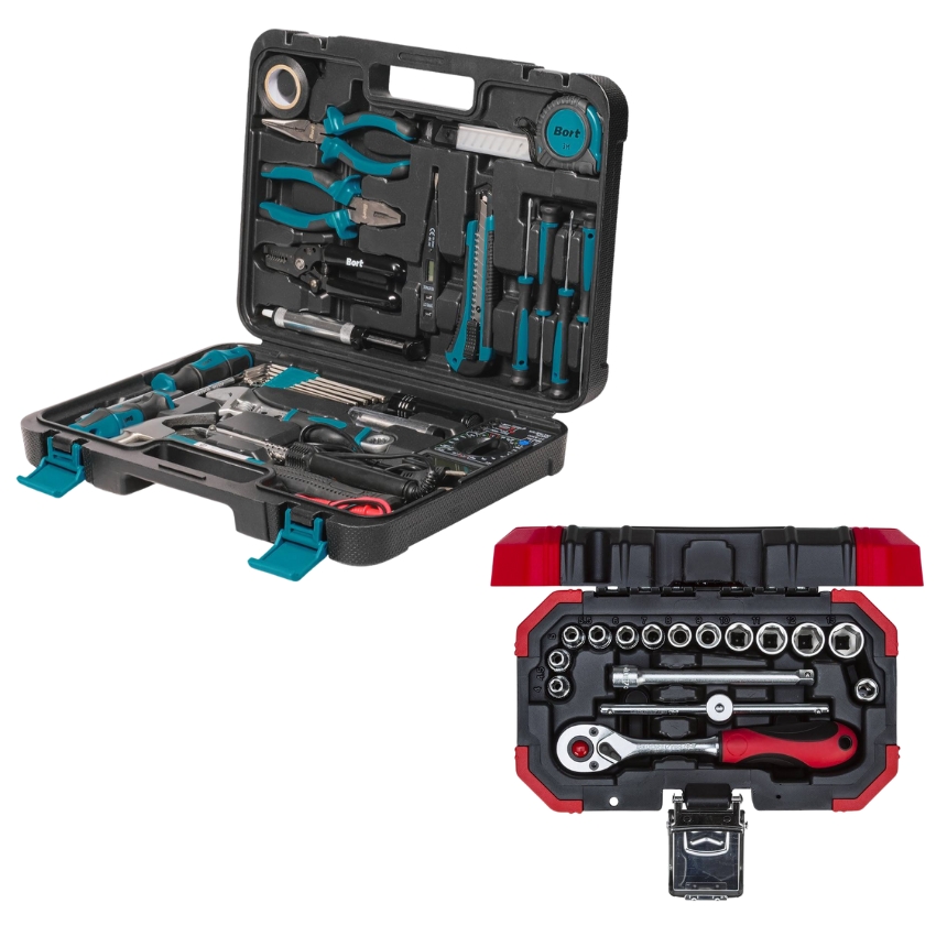 Bort – Electrical Tool Set – 30 Piece with Gedore Socket Set – 16 Piece