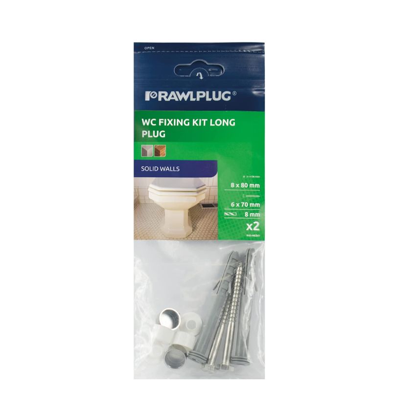 Rawlplug – WC Fixing Kit Short Plug – Pack of 2