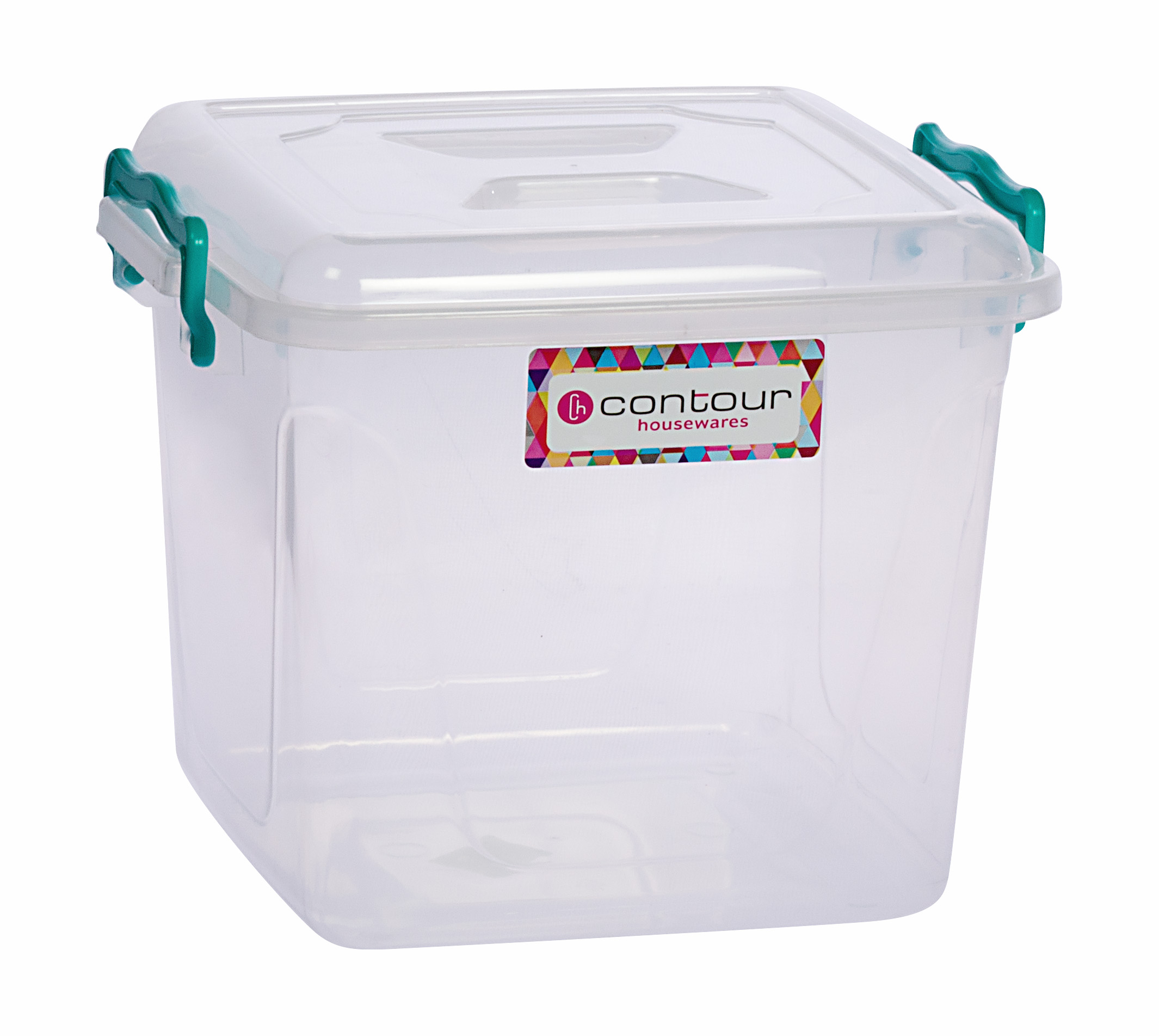 Contour Housewares Clear Clip & Lock Storage Box – 8.5L