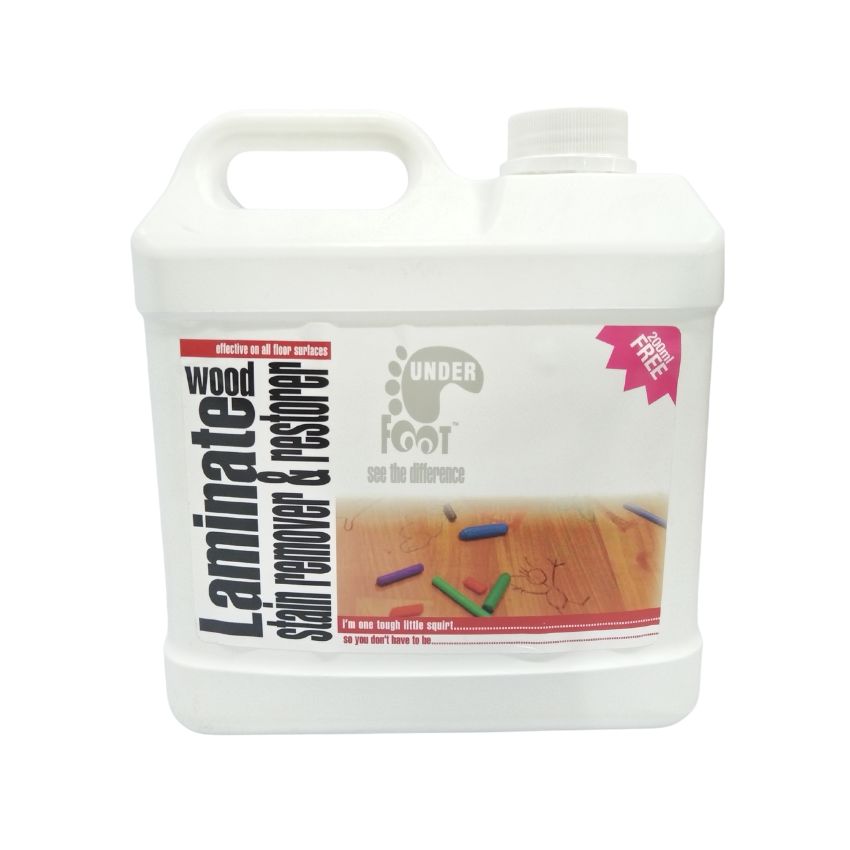Under Foot – Laminate Wood Floor Stain Remover and Restorer – 2.4L