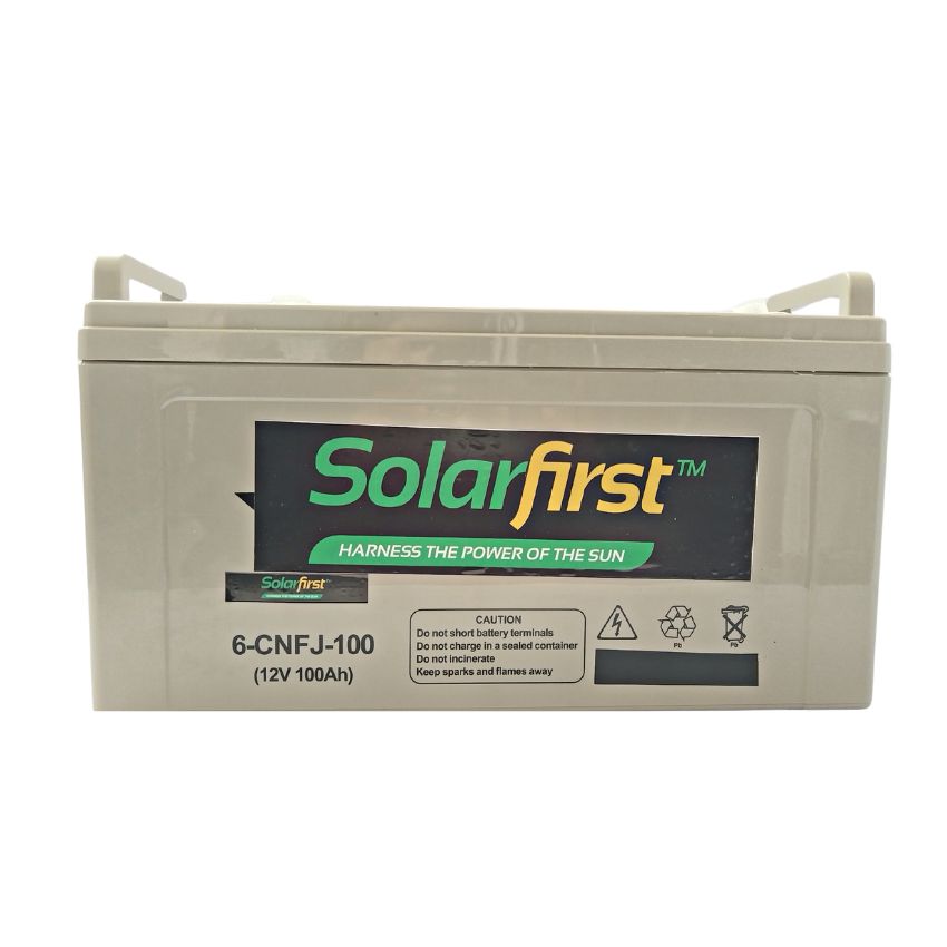 Solarfirst – Premuim Gel Battery 100Ah – 12V
