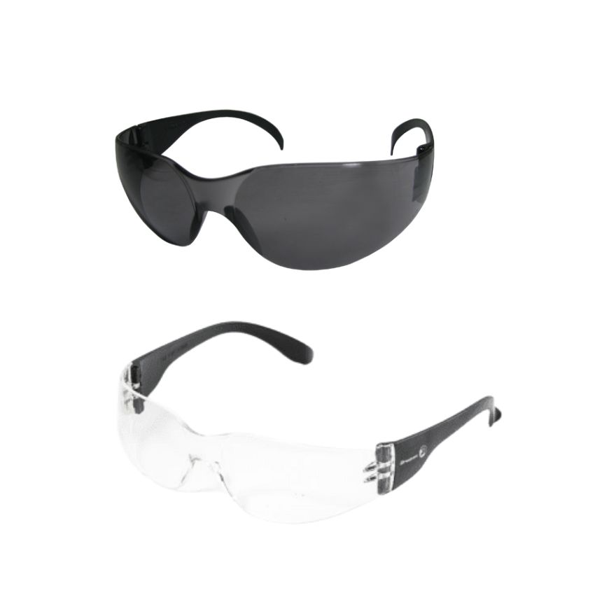 Dromex – Safety Eyewear Sporty Spectacles – 1 Pair Dark and 1 Pair Clear