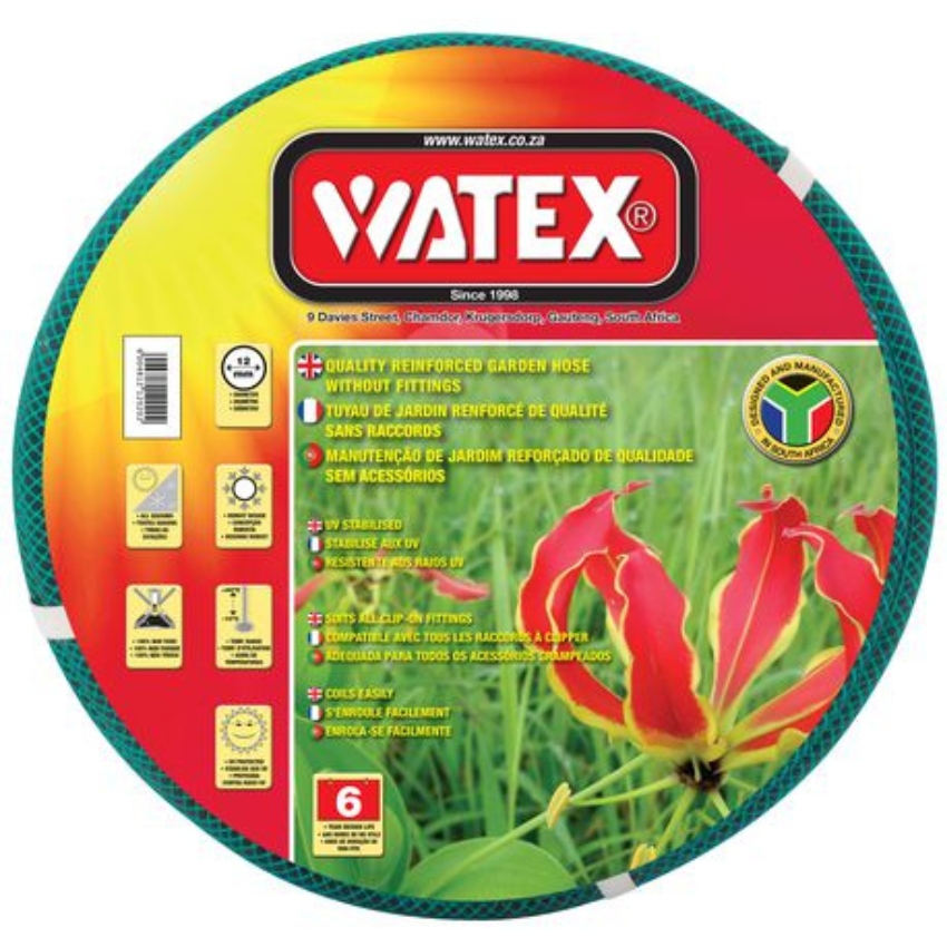 Watex – Garden Hose Pipe – 12mm x 50m